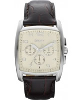 Buy DKNY Mens Casual Chronograph Cream Watch online