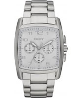 Buy DKNY Mens Casual Chronograph Silver Watch online