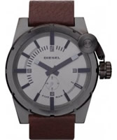 Buy Diesel Mens Grey Brown Watch online