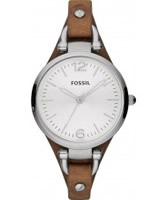 Buy Fossil Ladies Brown Georgia Watch online