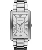 Buy Emporio Armani Mens Grey Silver Marco Watch online