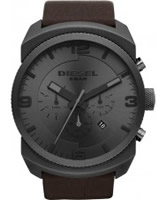 Buy Diesel Mens Advanced Chronograph Brown Watch online