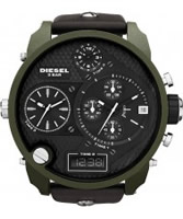 Buy Diesel Mens Big Daddy Chrono Black Watch online