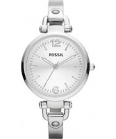 Buy Fossil Ladies Silver Georgia Watch online