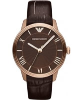 Buy Emporio Armani Mens Brown Classic Dino Watch online