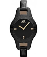 Buy Armani Exchange Ladies Black Lilly Smart Watch online