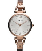 Buy Fossil Ladies Rose Gold Georgia Watch online