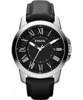 Buy Fossil Mens Black Grant Watch online