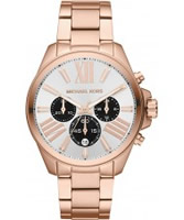 Buy Michael Kors Ladies Rose Gold Wren Chronograph Watch online