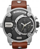 Buy Diesel Mens Little Daddy Chrono Tan Watch online