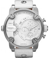 Buy Diesel Mens Baby Daddy Chrono White Watch online