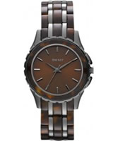 Buy DKNY Ladies Tortoiseshell Brown Watch online