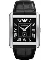 Buy Emporio Armani Mens Black Marco Watch online