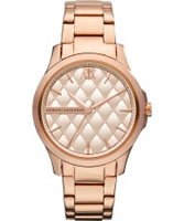 Buy Armani Exchange Ladies Rose Gold Hampton Smart Watch online