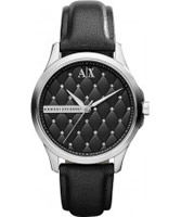 Buy Armani Exchange Ladies Black Hampton Smart Watch online