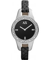 Buy Armani Exchange Ladies Black Pipa Smart Watch online