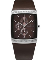 Buy Skagen Ladies Chronograph Brown Watch online