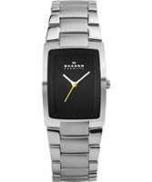 Buy Skagen Mens Silver Black Watch online