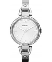 Buy Fossil Ladies Silver Georgia Watch online