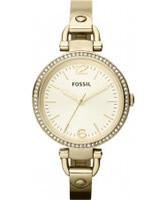 Buy Fossil Ladies Gold Georgia Watch online