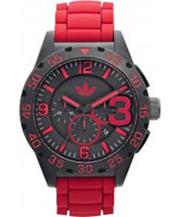 Buy Adidas Mens Newburgh Red Chronograph Watch online