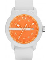 Buy Armani Exchange Orange White Active Watch online