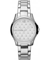 Buy Armani Exchange Ladies Silver Hampton Smart Watch online
