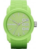 Buy Diesel Mens Franchise DSL Green Watch online