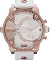 Buy Diesel Mens Baby Daddy Chrono White Watch online