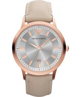 Buy Emporio Armani Ladies Grey Beige Renato Watch online