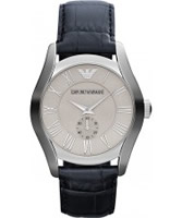 Buy Emporio Armani Mens Grey Blue Valente Watch online