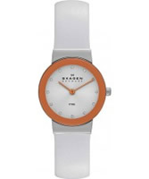 Buy Skagen Ladies Brights White Orange Watch online