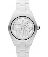 Buy DKNY Ladies White Black Watch online