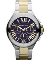 Buy Michael Kors Mens Navy Camille Chronograph Watch online