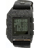 Buy Diesel Mens Tiptronic Black Leather Strap Watch online
