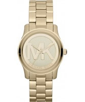 Buy Michael Kors Ladies Gold Runway Watch online