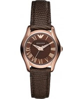 Buy Emporio Armani Ladies Brown New Valente Watch online