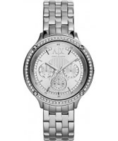 Buy Armani Exchange Ladies Silver Capistrano Active Watch online