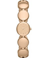 Buy DKNY Ladies Roundabout Rose Gold Tone Bracelet Watch online
