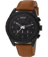 Buy Esprit Mens Colossal Chronograph Brown Watch online