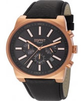 Buy Esprit Mens Modesto Chronograph Black Watch online
