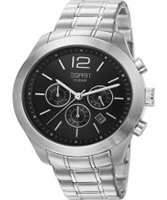 Buy Esprit Mens Misto Black Silver Watch online