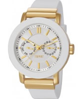 Buy Esprit Ladies Loft Gold IP White Watch online