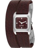 Buy Esprit Ladies Gavity Dark Red Watch online