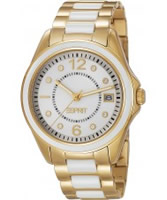 Buy Esprit Ladies Marin Ceramic Pure Gold Watch online