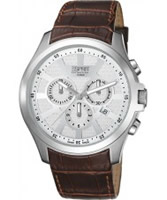 Buy Esprit Mens Kratos White Brown Watch online