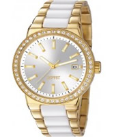 Buy Esprit Ladies Feather Two Tone Watch online