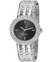 Buy Esprit Ladies Moonlite Silver Crystals Set Watch online