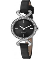 Buy Esprit Ladies Fontana Soft Crystal Black Watch online