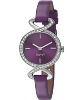 Buy Esprit Ladies Fontana Soft Crystal Purple Watch online